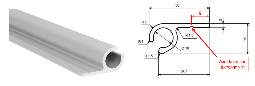 profil aluminium pour bâche